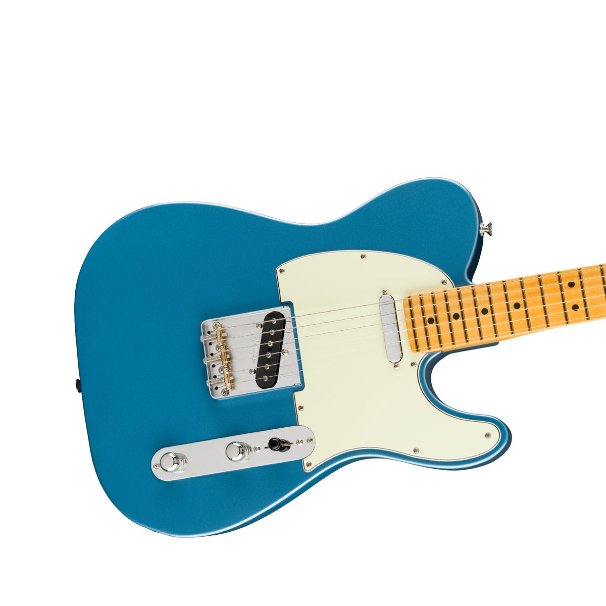 Đàn Guitar Điện Fender American Professional Classic Telecaster màu Faded Lake Placid Blue – góc nghiêng