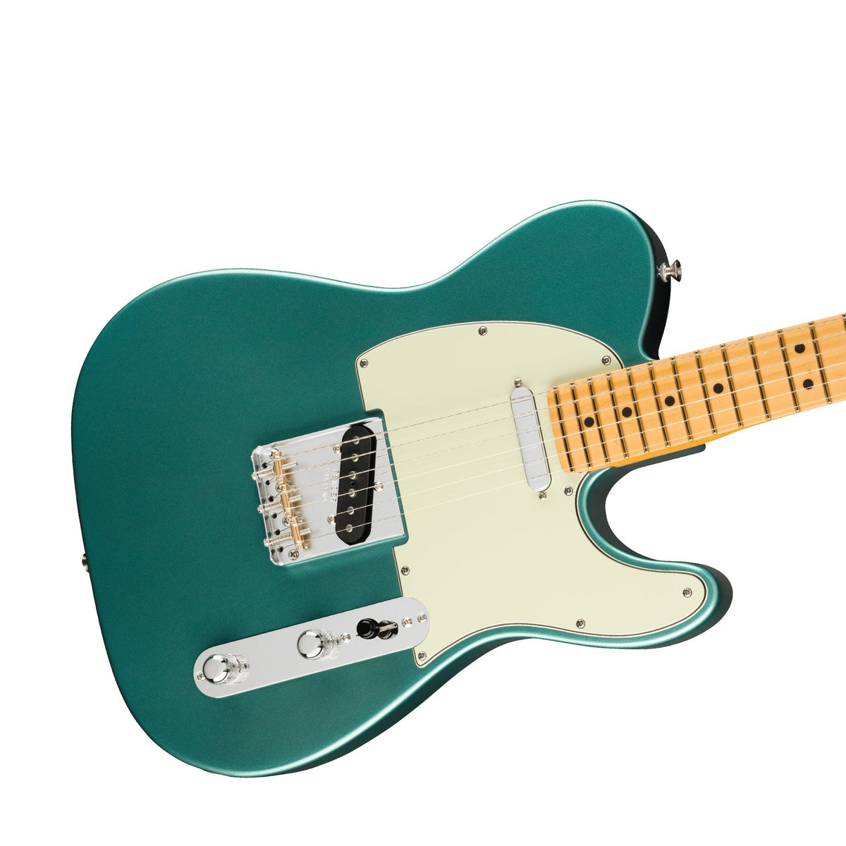 Đàn Guitar Điện Fender American Professional Classic Telecaster màu Faded Sherwood Green Metallic – góc nghiêng