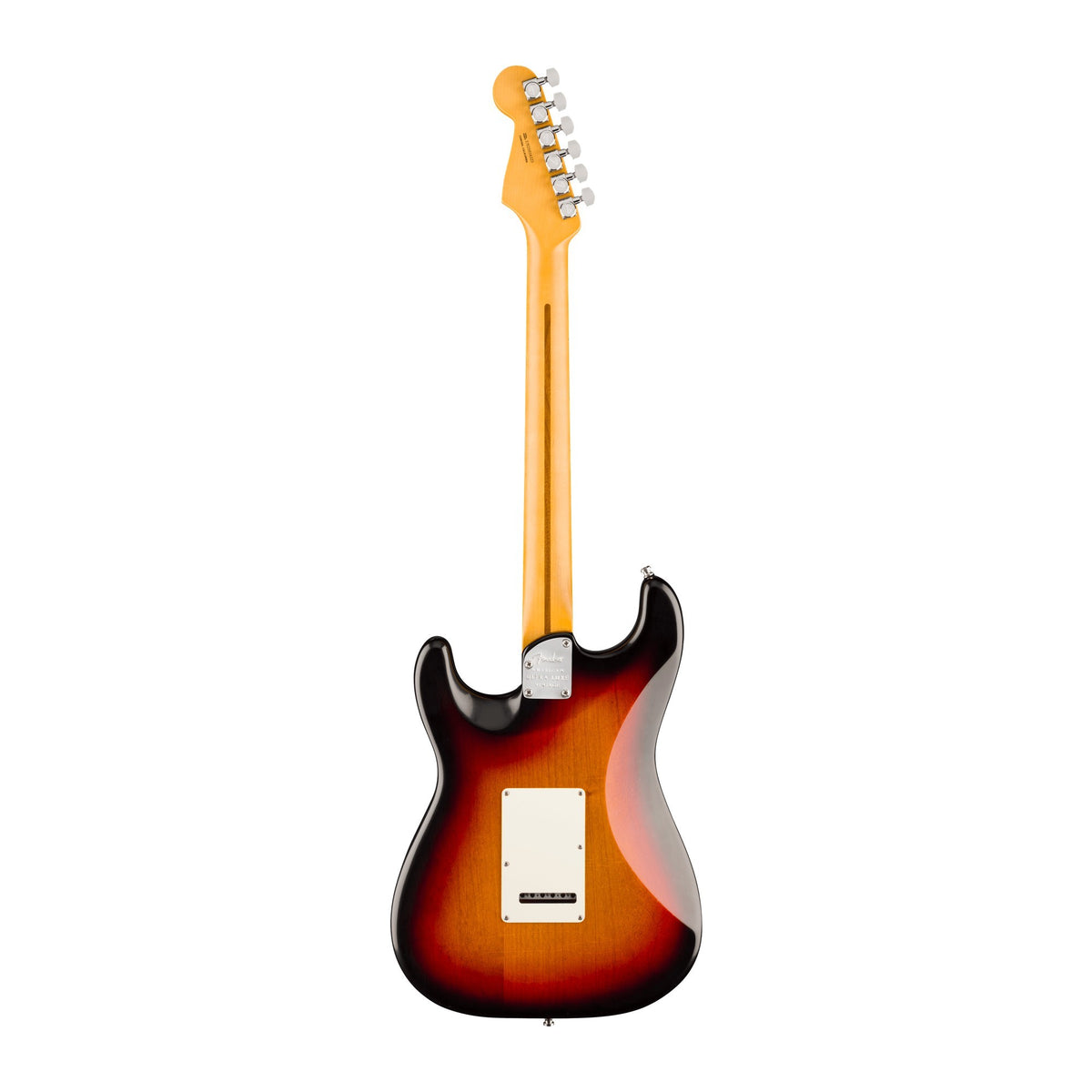 Đàn Guitar Điện Fender American Ultra Luxe Vintage '50s Stratocaster màu 3-Color Sunburst – mặt sau