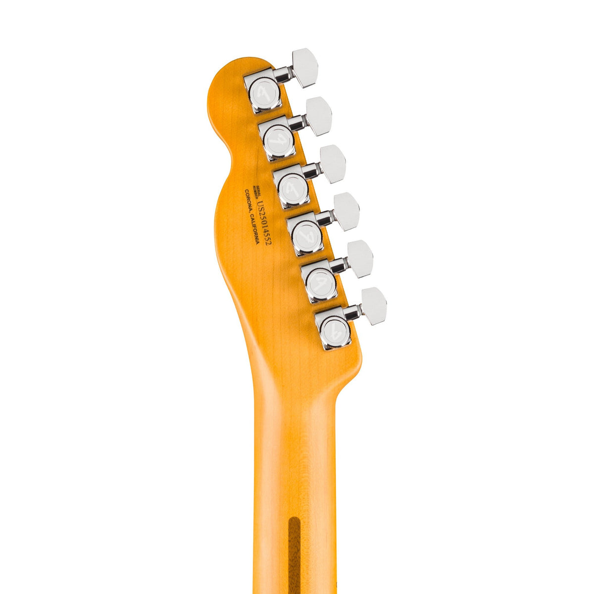 Đàn Guitar Điện Fender American Ultra Luxe Vintage '50s Telecaster màu Butterscotch Blonde – đầu đàn mặt sau