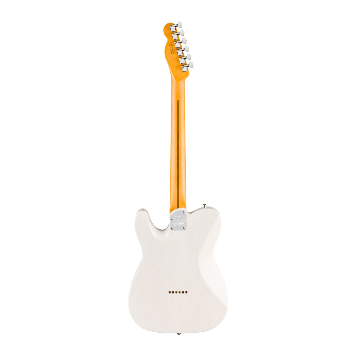 Đàn Guitar Điện Fender American Ultra Luxe Vintage '50s Telecaster màu White Blonde – mặt sau