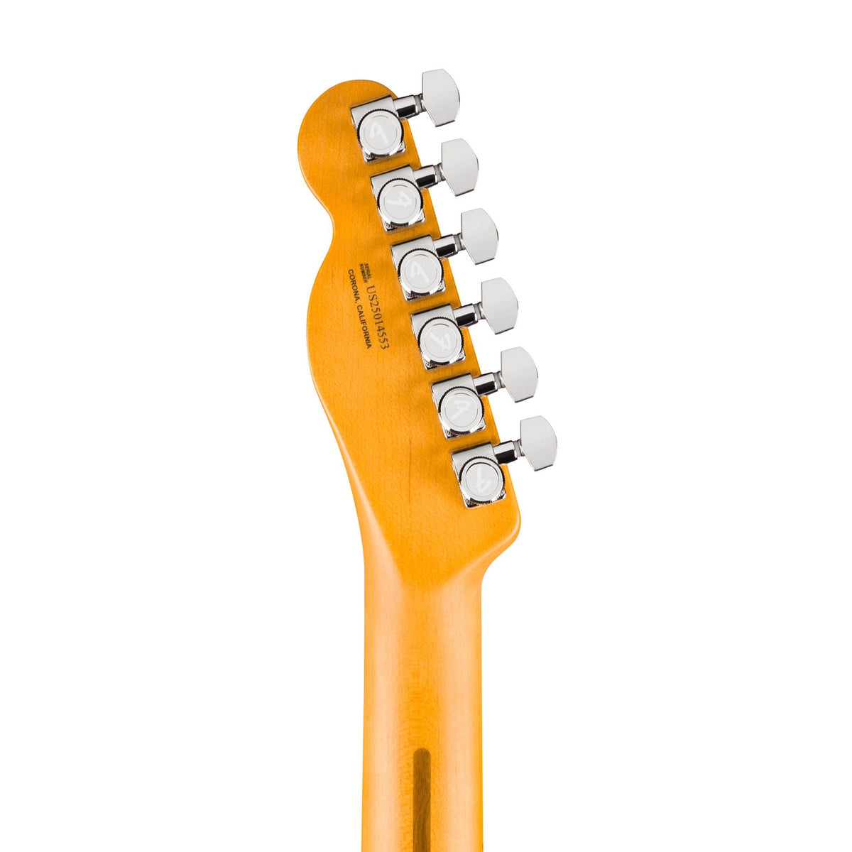 Đàn Guitar Điện Fender American Ultra Luxe Vintage '50s Telecaster màu White Blonde – đầu đàn mặt sau