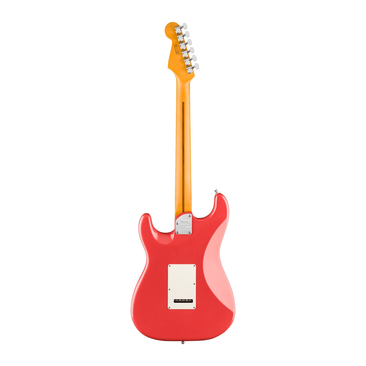 Đàn Guitar Điện Fender American Ultra Luxe Vintage '60s Stratocaster HSS màu Fiesta Red – mặt sau