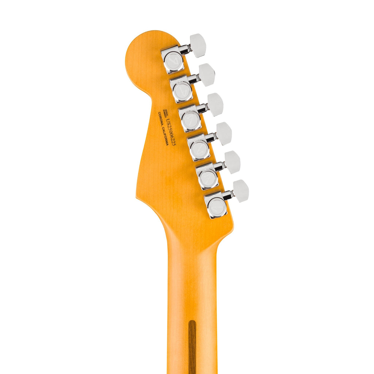 Đàn Guitar Điện Fender American Ultra Luxe Vintage '60s Stratocaster HSS màu Sea Foam Green – đầu đàn mặt sau