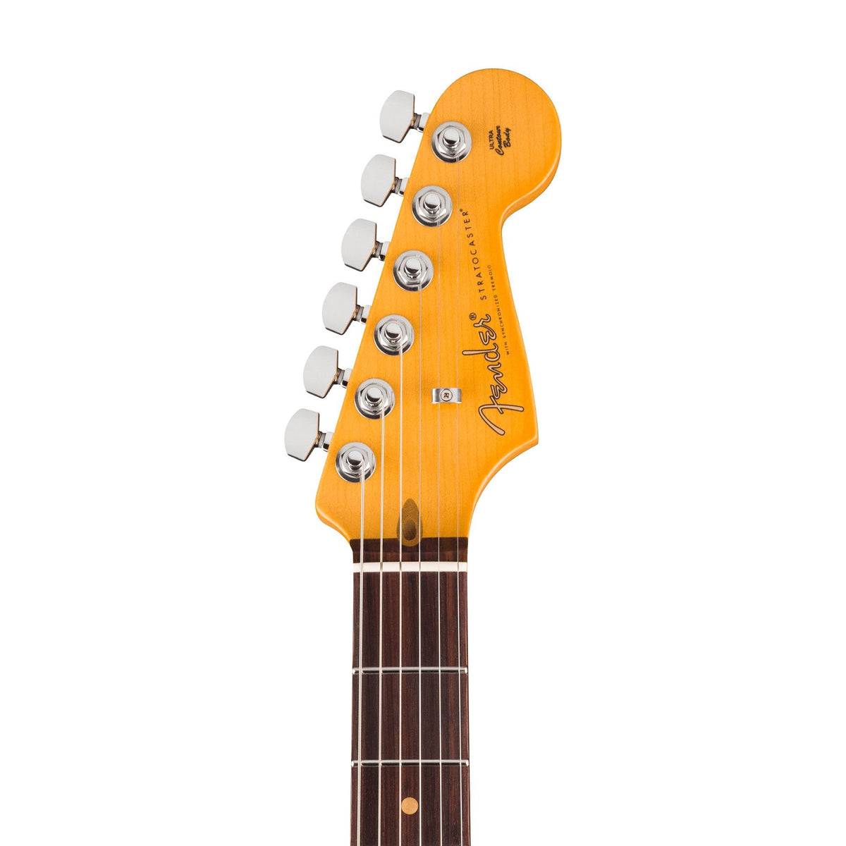 Đàn Guitar Điện Fender American Ultra Luxe Vintage '60s Stratocaster HSS màu Sea Foam Green – đầu đàn mặt trước