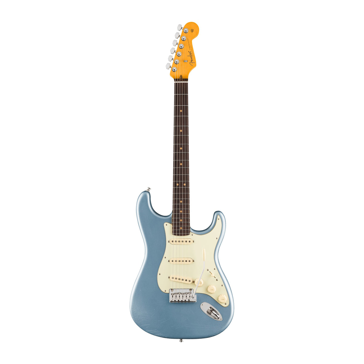 Đàn Guitar Điện Fender American Ultra Luxe Vintage '60s Stratocaster màu Ice Blue Metallic