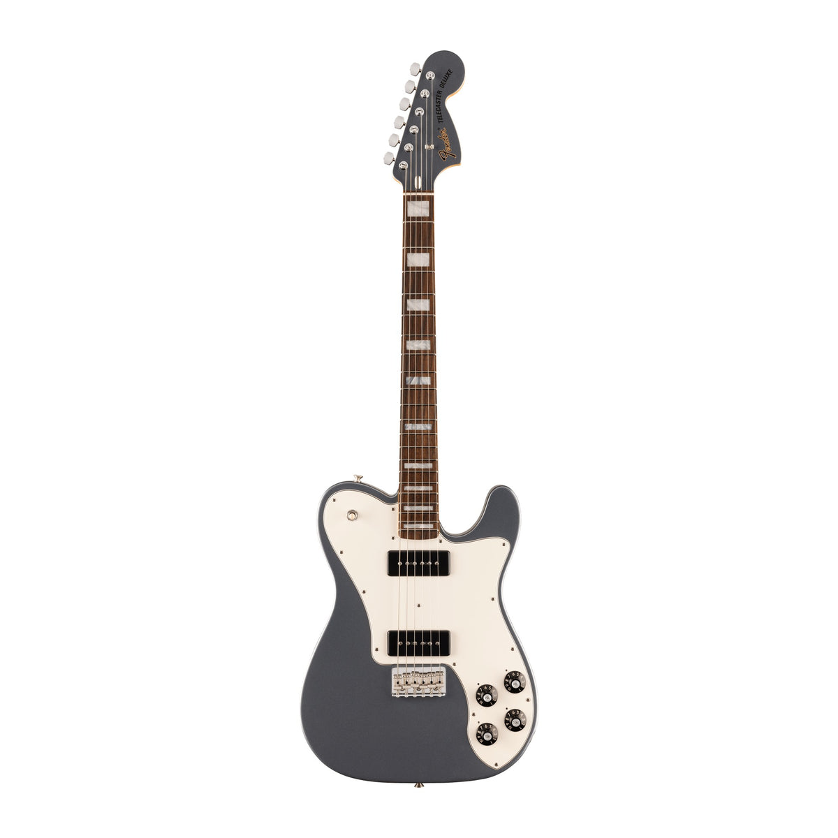 Đàn Guitar Điện Fender Chris Shiflett Cleaver Telecaster Deluxe màu Charcoal Frost Metallic