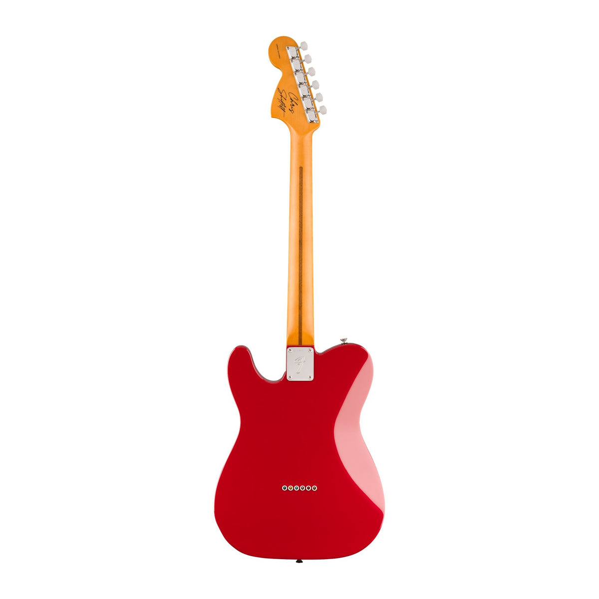 Đàn Guitar Điện Fender Chris Shiflett Cleaver Telecaster Deluxe màu Dakota Red – mặt sau