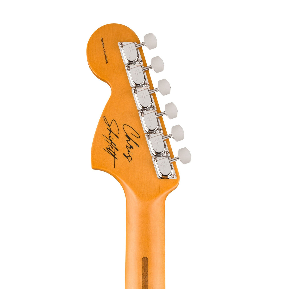 Đàn Guitar Điện Fender Chris Shiflett Cleaver Telecaster Deluxe màu Dakota Red – đầu đàn mặt sau
