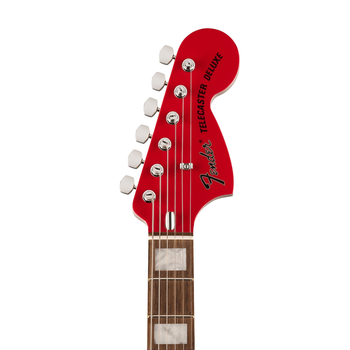 Đàn Guitar Điện Fender Chris Shiflett Cleaver Telecaster Deluxe màu Dakota Red – đầu đàn mặt trước