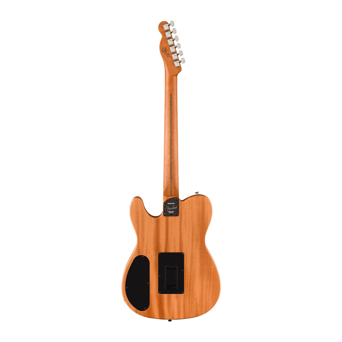 Đàn Guitar Điện Fender FINNEAS Acoustasonic Player Telecaster màu Cappuccino Fade – mặt sau