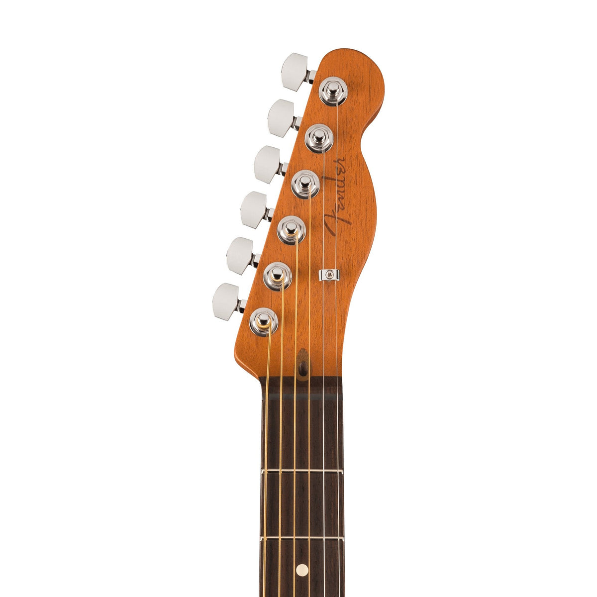 Đàn Guitar Điện Fender FINNEAS Acoustasonic Player Telecaster màu Cappuccino Fade – đầu đàn mặt trước