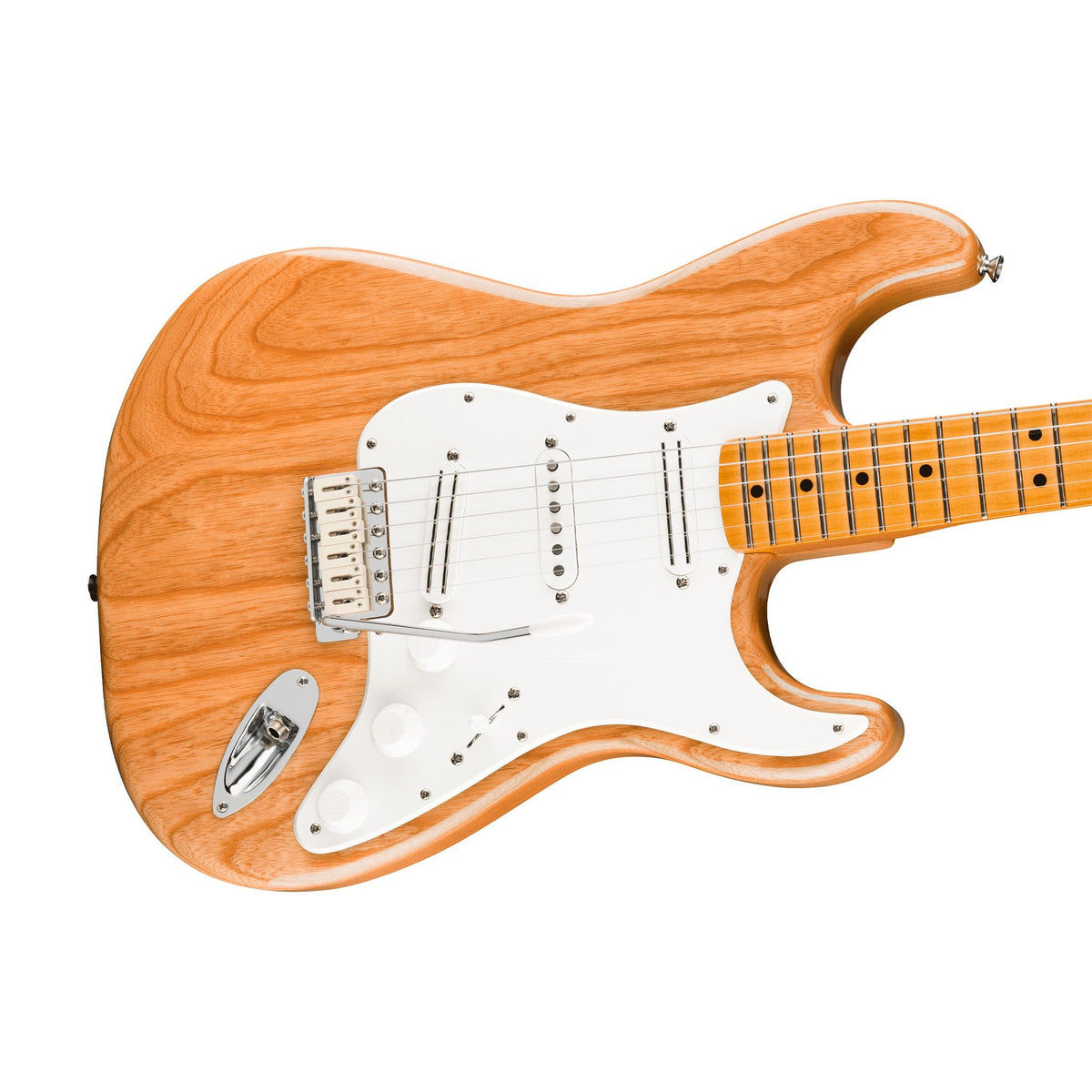 Đàn Guitar Điện Fender Limited Edition Mark Speer Stratocaster màu Natural – góc nghiêng