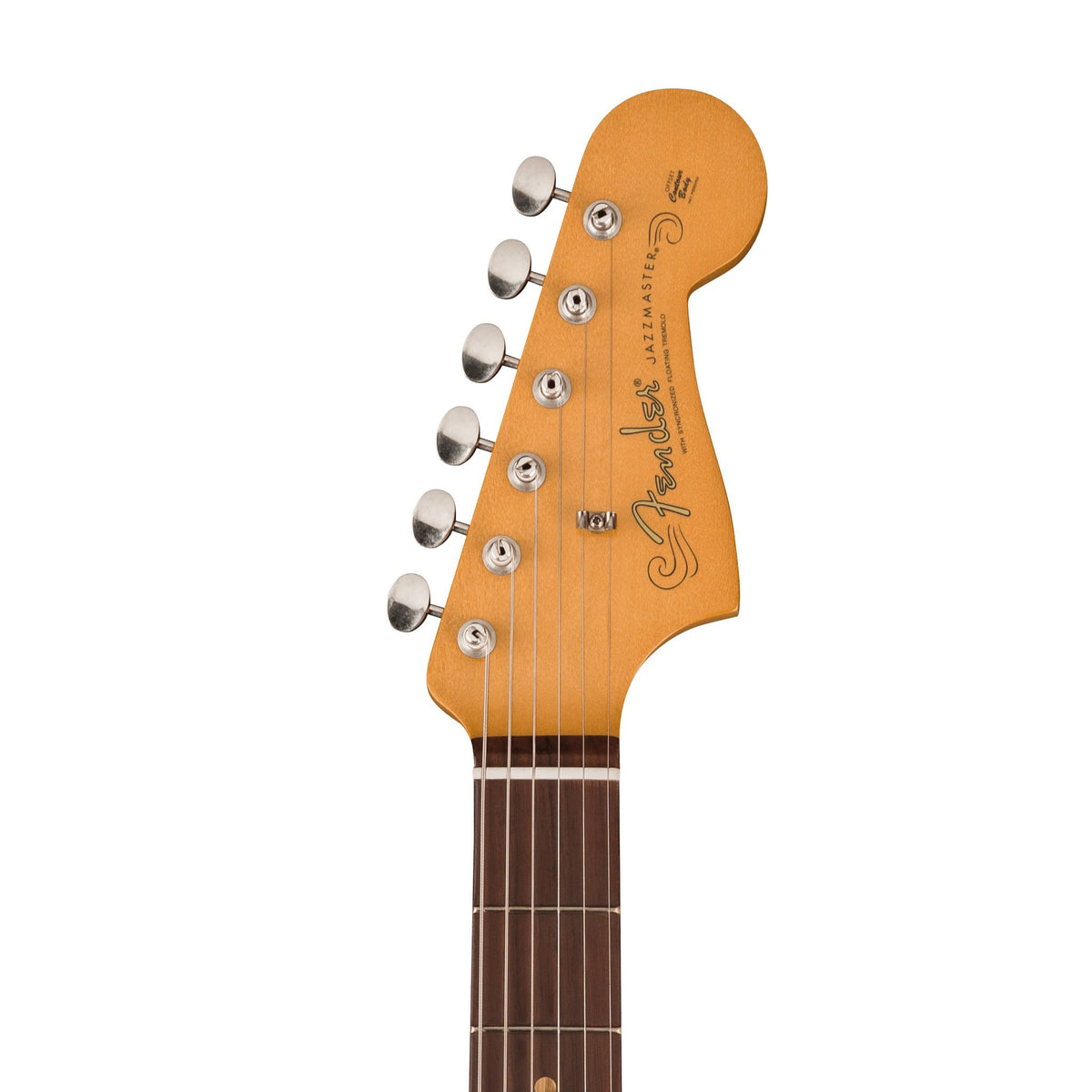 Đàn Guitar Điện Fender Limited Edition Vintera II Road Worn '50s Jazzmaster màu 3-Color Sunburst – đầu đàn mặt trước