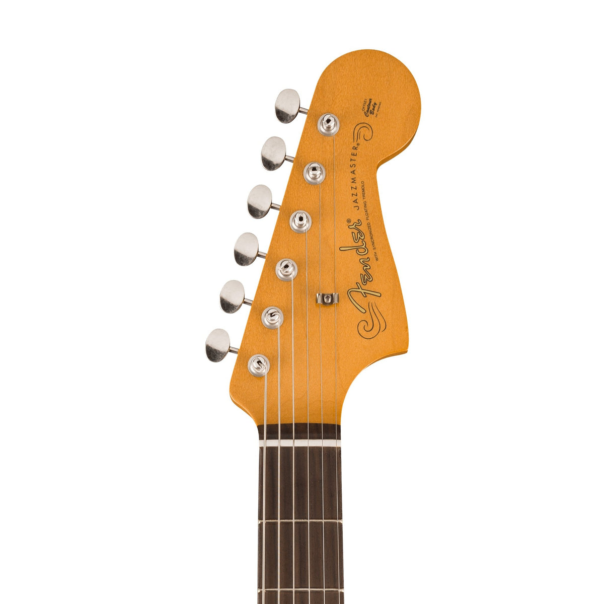 Đàn Guitar Điện Fender Limited Edition Vintera II Road Worn '50s Jazzmaster màu Fiesta Red – đầu đàn mặt trước