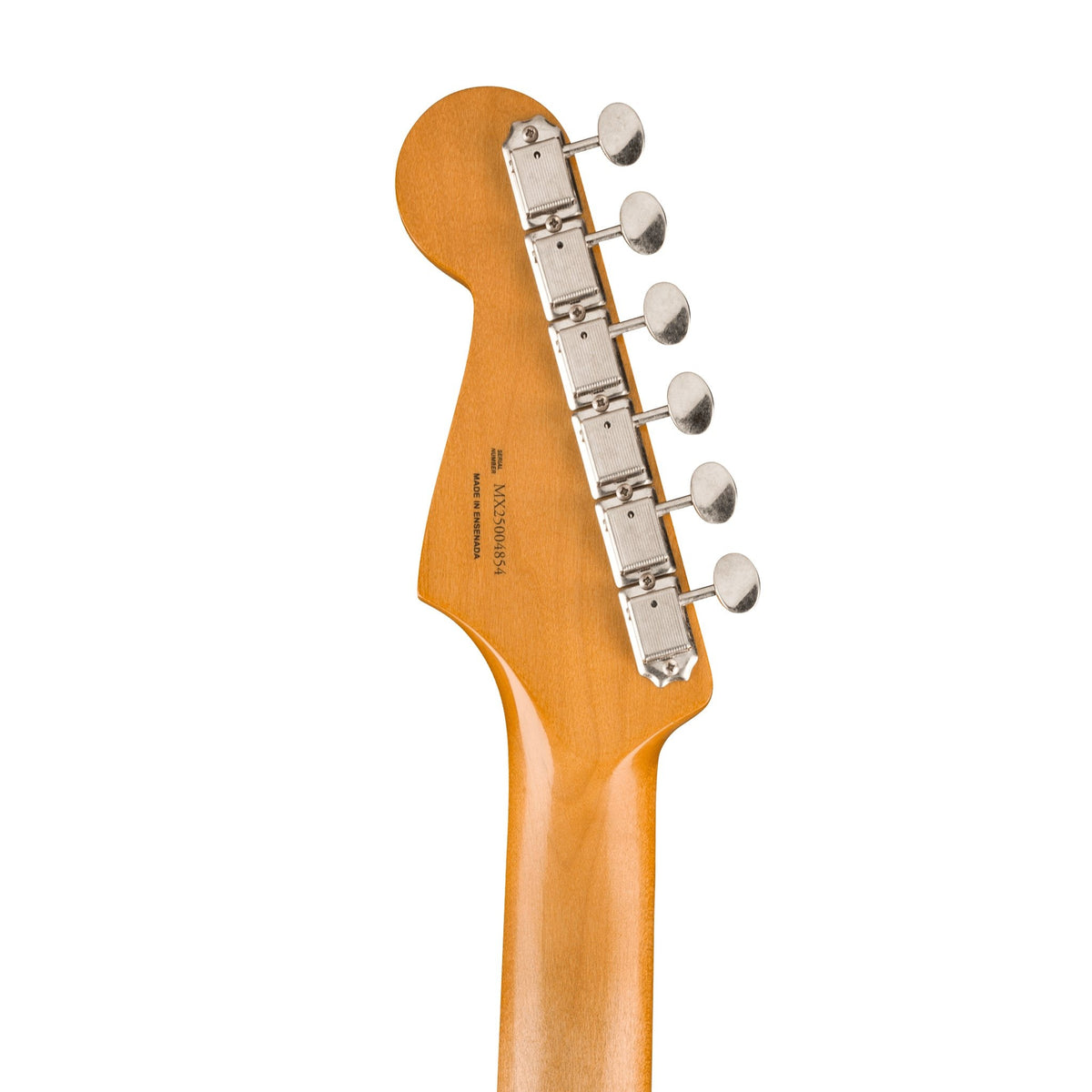 Đàn Guitar Điện Fender Limited Edition Vintera II Road Worn '60s Stratocaster màu Black – đầu đàn mặt sau