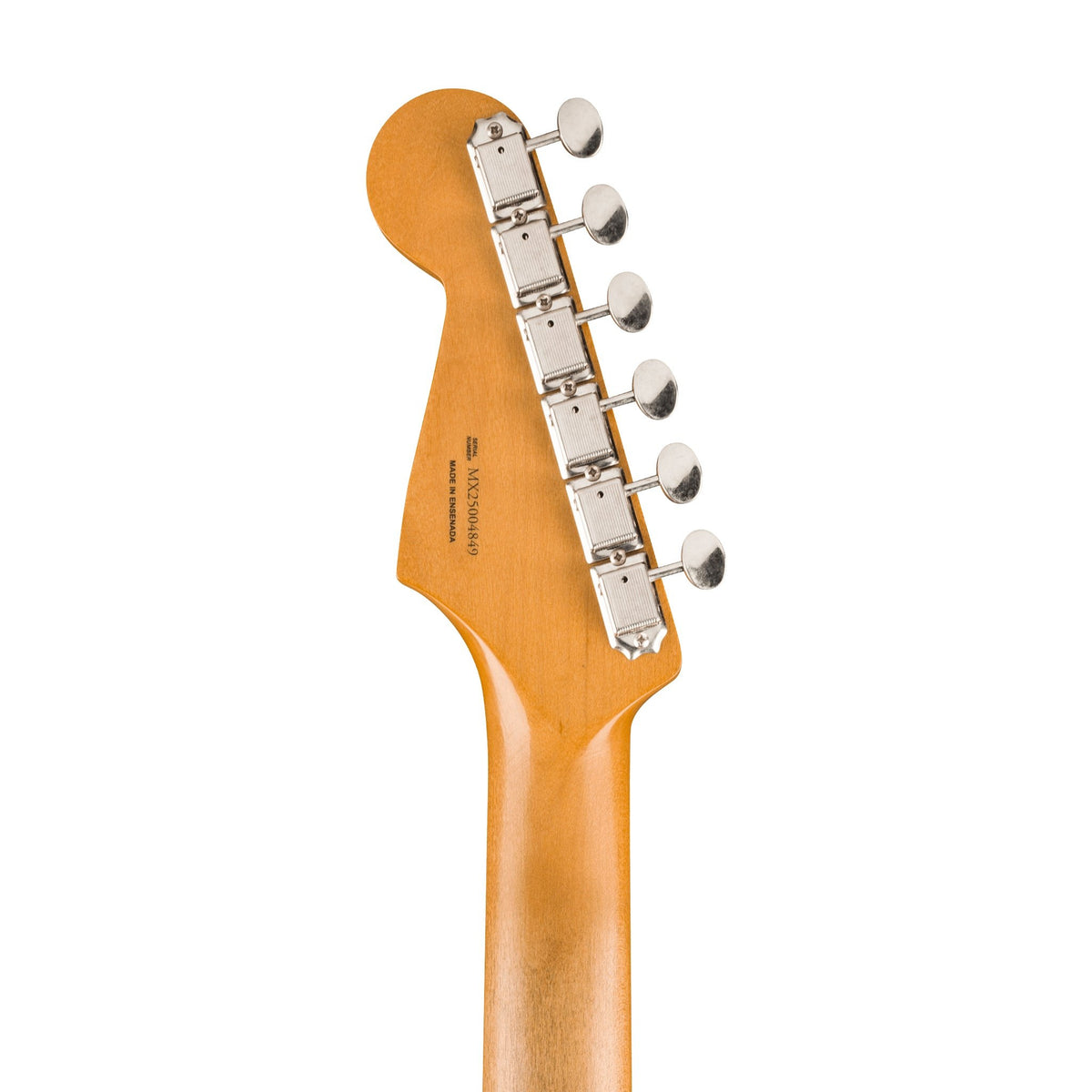 Đàn Guitar Điện Fender Limited Edition Vintera II Road Worn '60s Stratocaster màu Sonic Blue – đầu đàn mặt sau