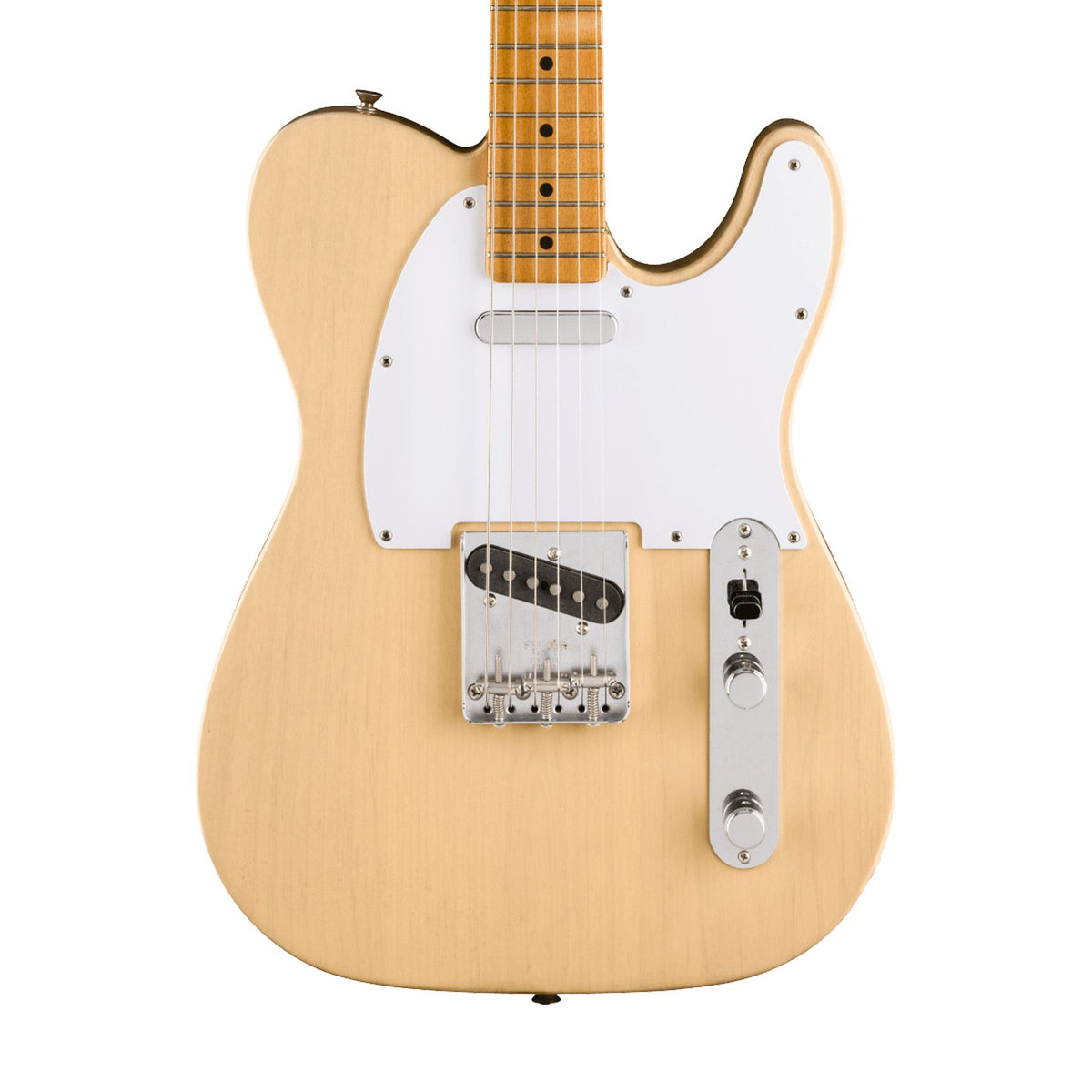 Đàn Guitar Điện Fender Limited Edition Vintera II Road Worn '60s Telecaster màu Blonde – thân đàn mặt trước