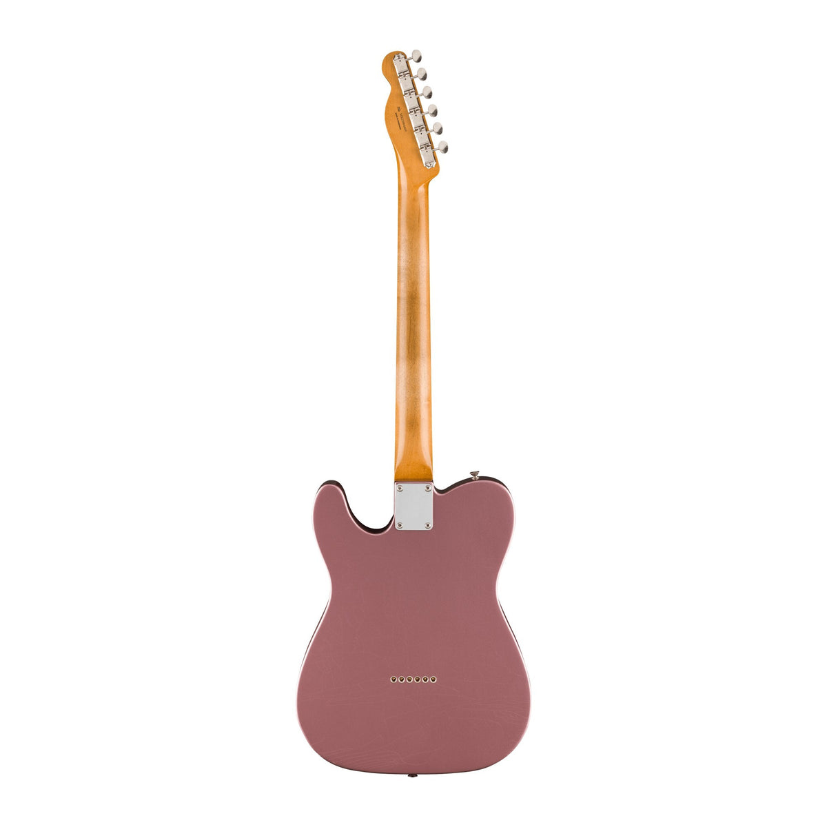 Đàn Guitar Điện Fender Limited Edition Vintera II Road Worn '60s Telecaster màu Burgundy Mist Metallic – mặt sau
