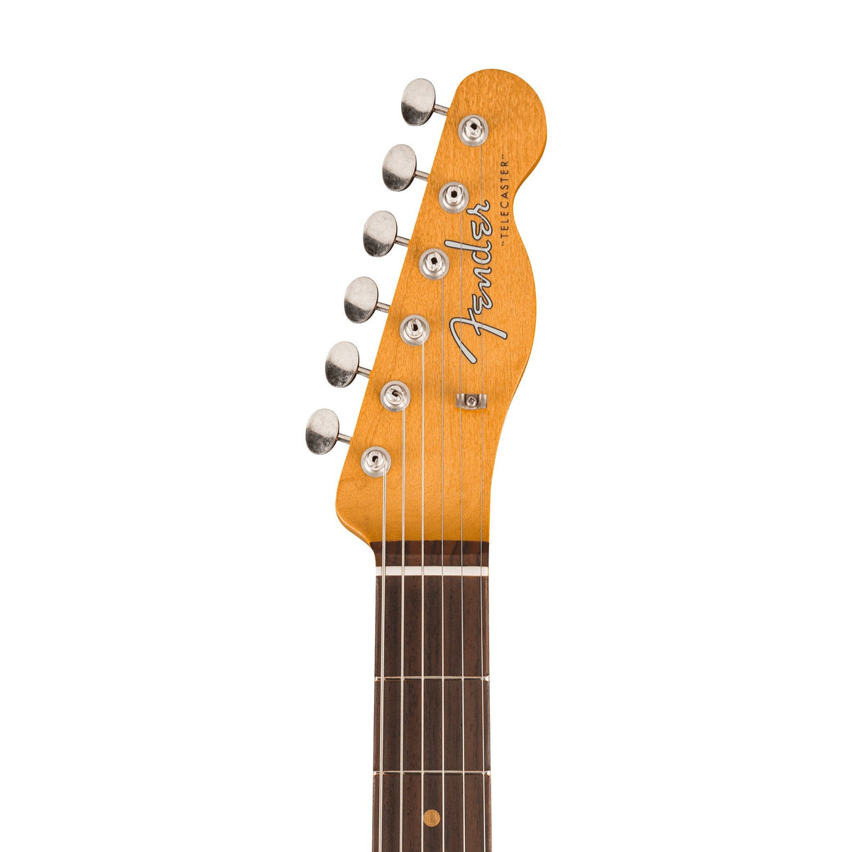 Đàn Guitar Điện Fender Limited Edition Vintera II Road Worn '60s Telecaster màu Burgundy Mist Metallic – đầu đàn mặt trước