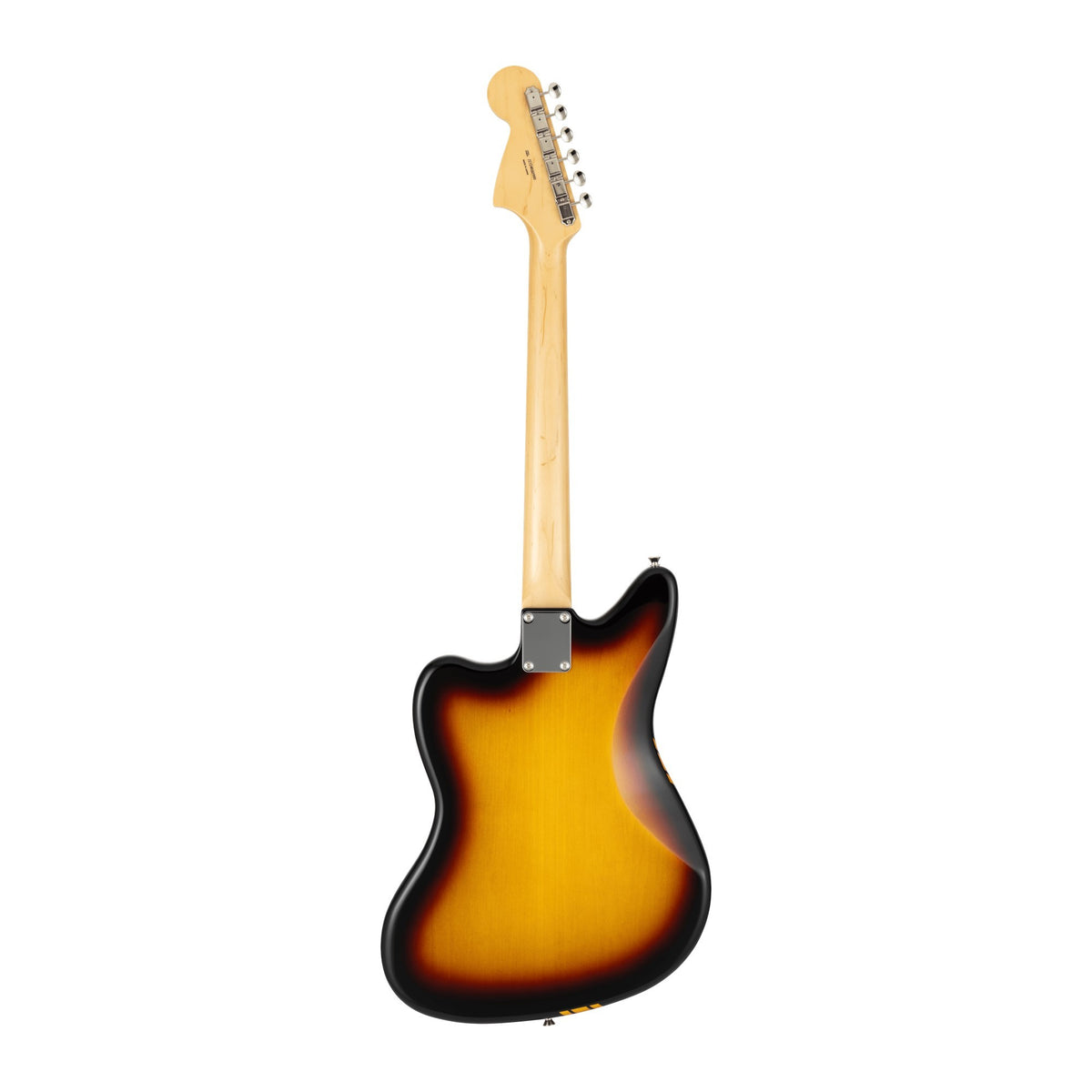 Đàn Guitar Điện Fender Made in Japan Traditional 2025 Collection '60s Jaguar màu Competition 3-Color Sunburst / Aged Natural – mặt sau