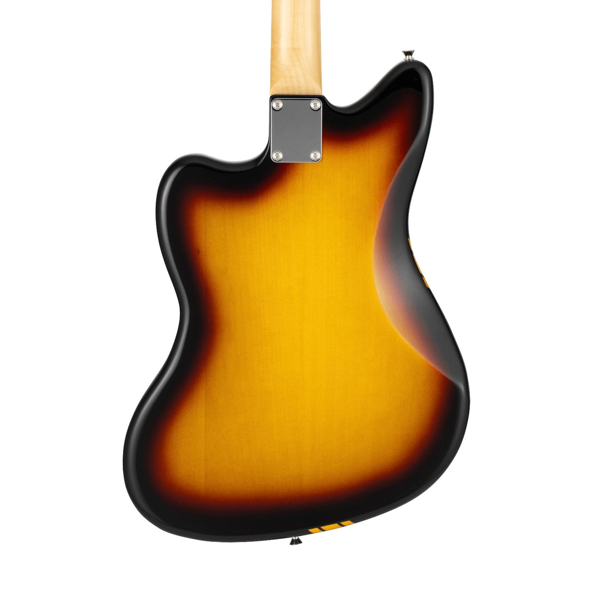 Đàn Guitar Điện Fender Made in Japan Traditional 2025 Collection '60s Jazzmaster màu Competition 3-Color Sunburst / Aged Natural – thân đàn mặt sau