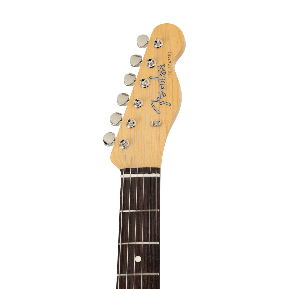 Đàn Guitar Điện Fender Made in Japan Traditional 2025 Collection '60s Telecaster màu Competition 3-Color Sunburst / Aged Natural – đầu đàn mặt trước