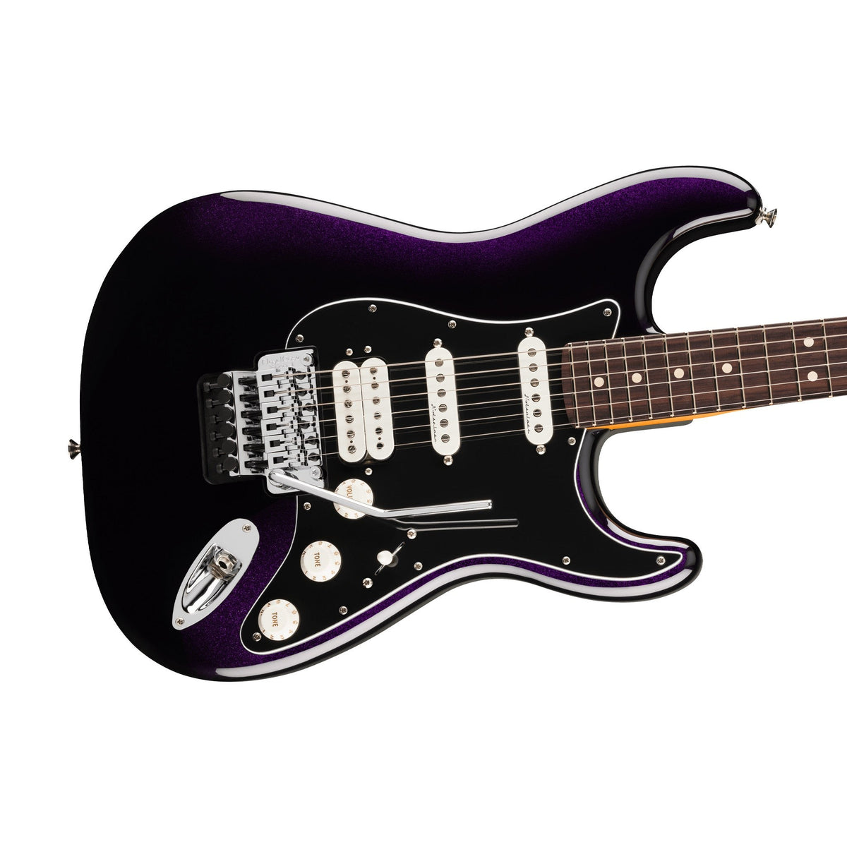 Đàn Guitar Điện Fender Player II Modified Stratocaster HSS Floyd Rose màu Dusk – góc nghiêng
