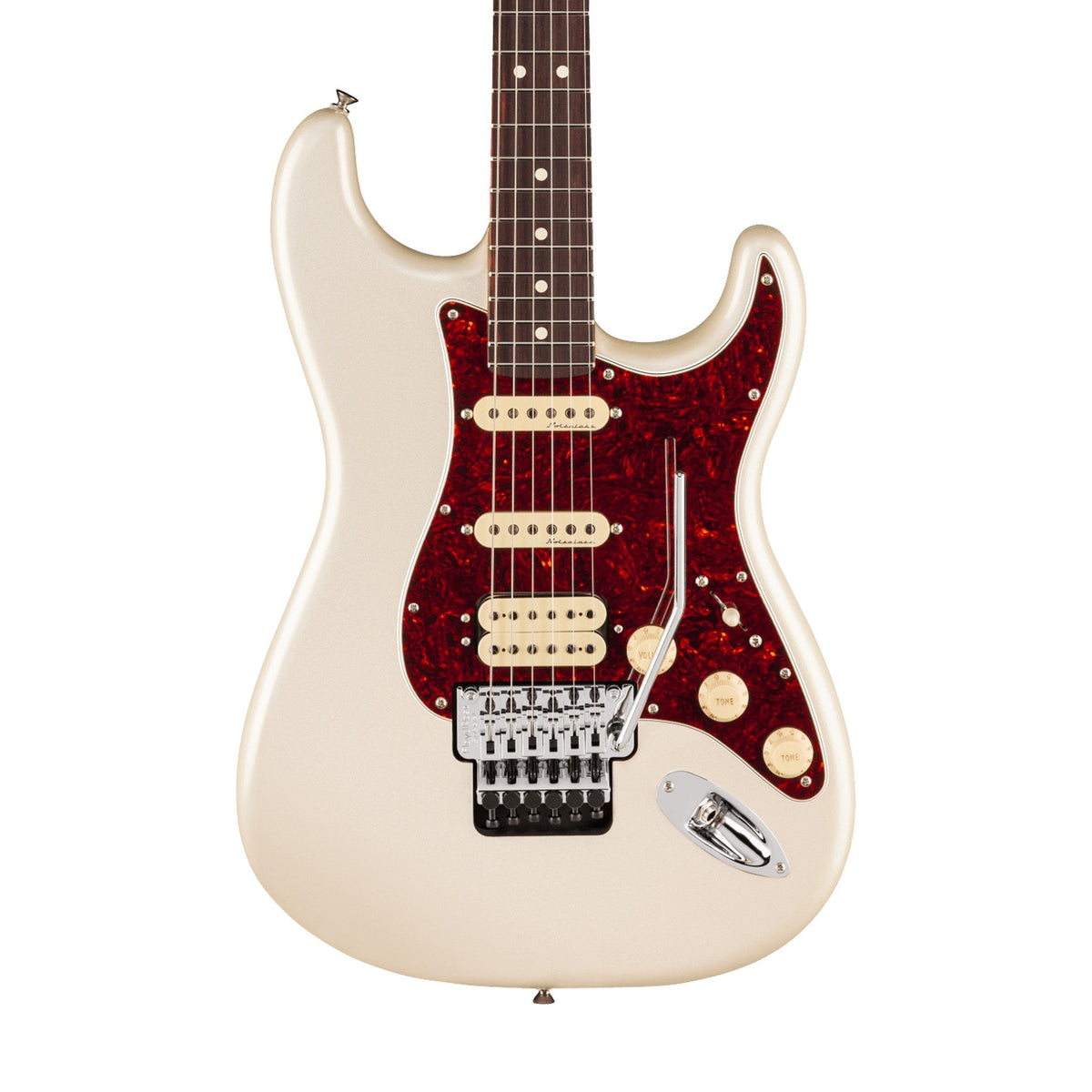 Đàn Guitar Điện Fender Player II Modified Stratocaster HSS Floyd Rose màu Olympic Pearl – thân đàn mặt trước