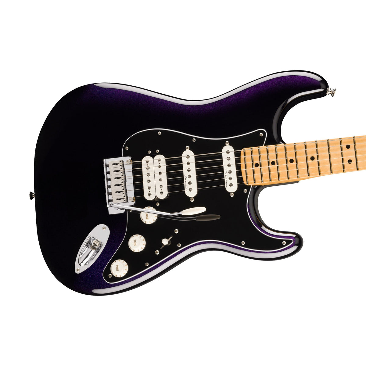 Đàn Guitar Điện Fender Player II Modified Stratocaster HSS màu Dusk – góc nghiêng
