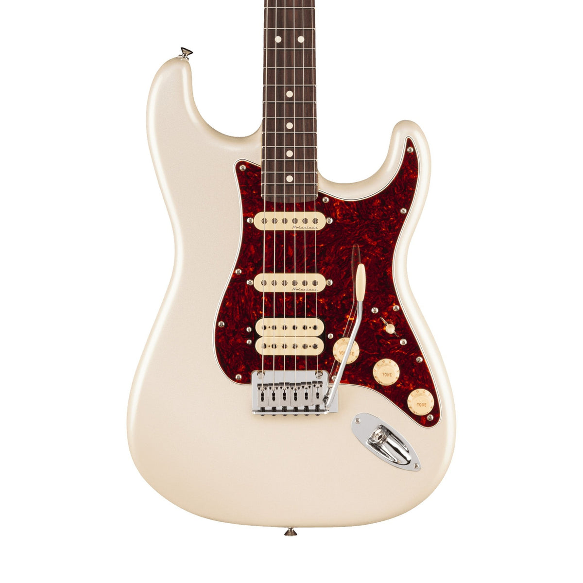 Đàn Guitar Điện Fender Player II Modified Stratocaster HSS màu Olympic Pearl – thân đàn mặt trước