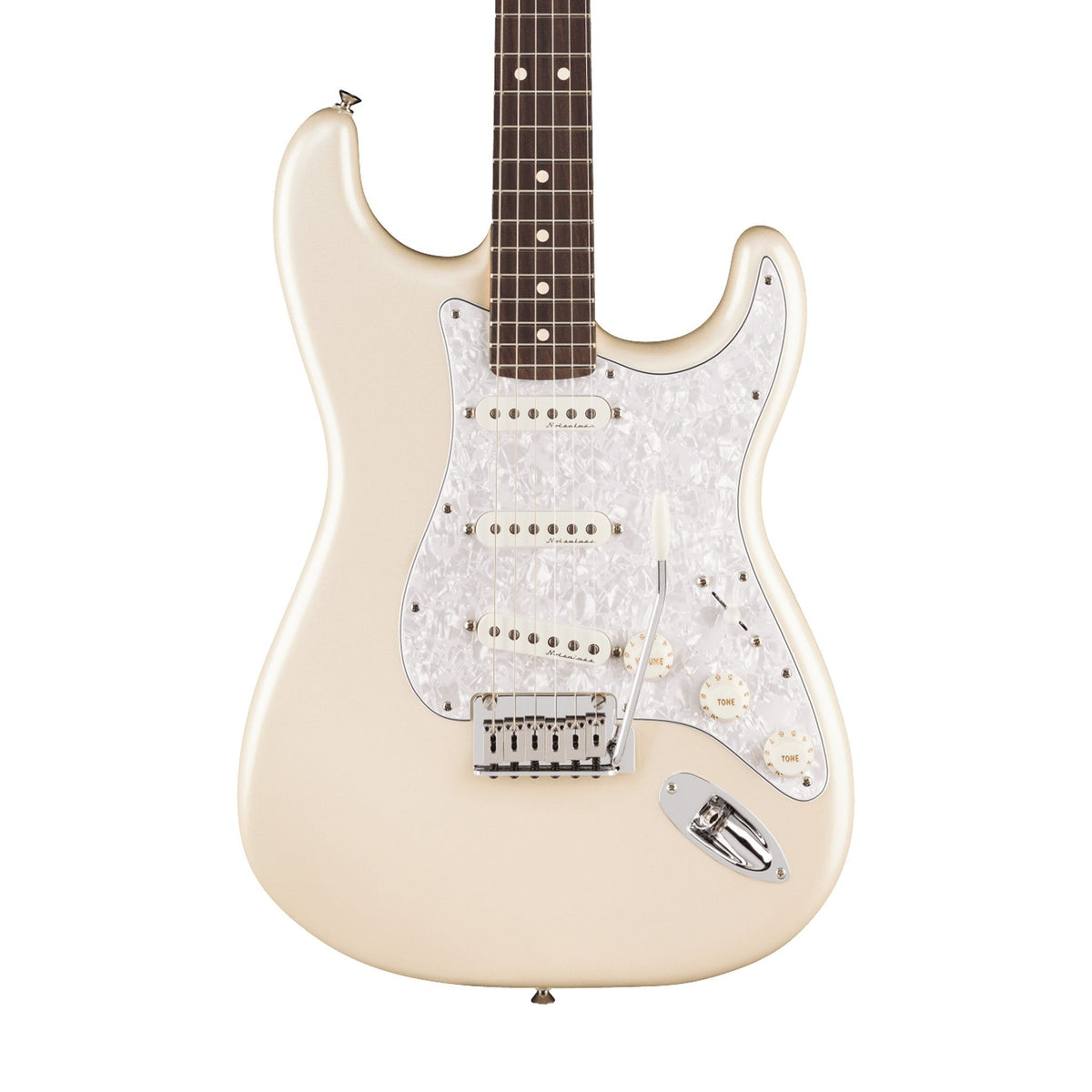 Đàn Guitar Điện Fender Player II Modified Stratocaster màu Olympic Pearl – thân đàn mặt trước
