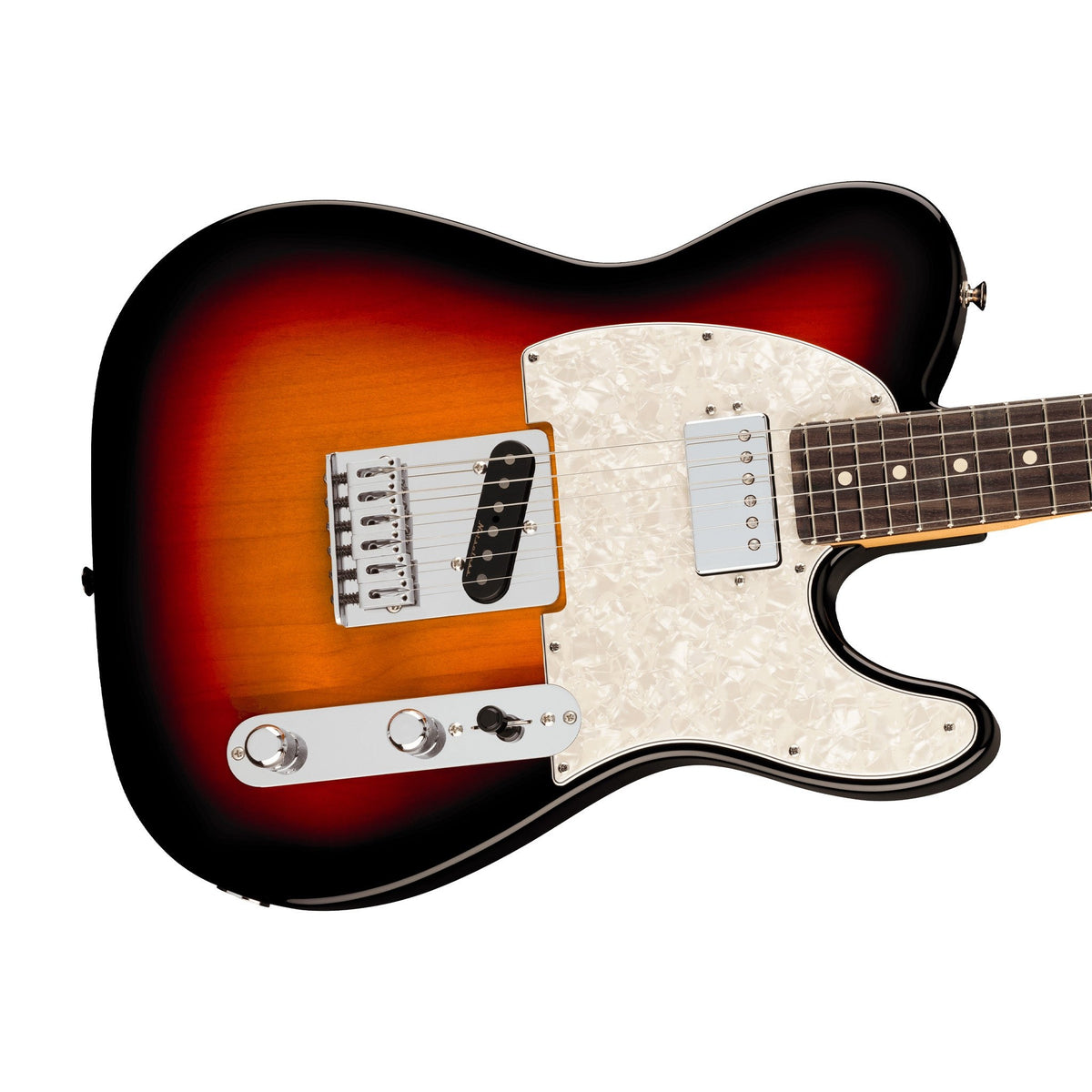 Đàn Guitar Điện Fender Player II Modified Telecaster SH màu 3-Color Sunburst – góc nghiêng
