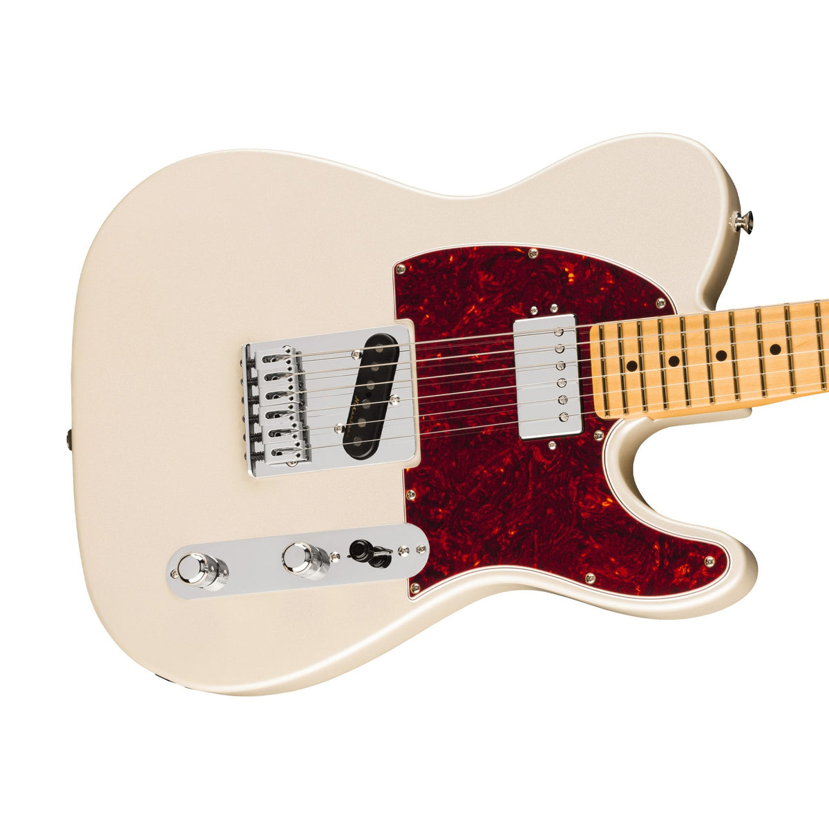 Đàn Guitar Điện Fender Player II Modified Telecaster SH màu Olympic Pearl – góc nghiêng