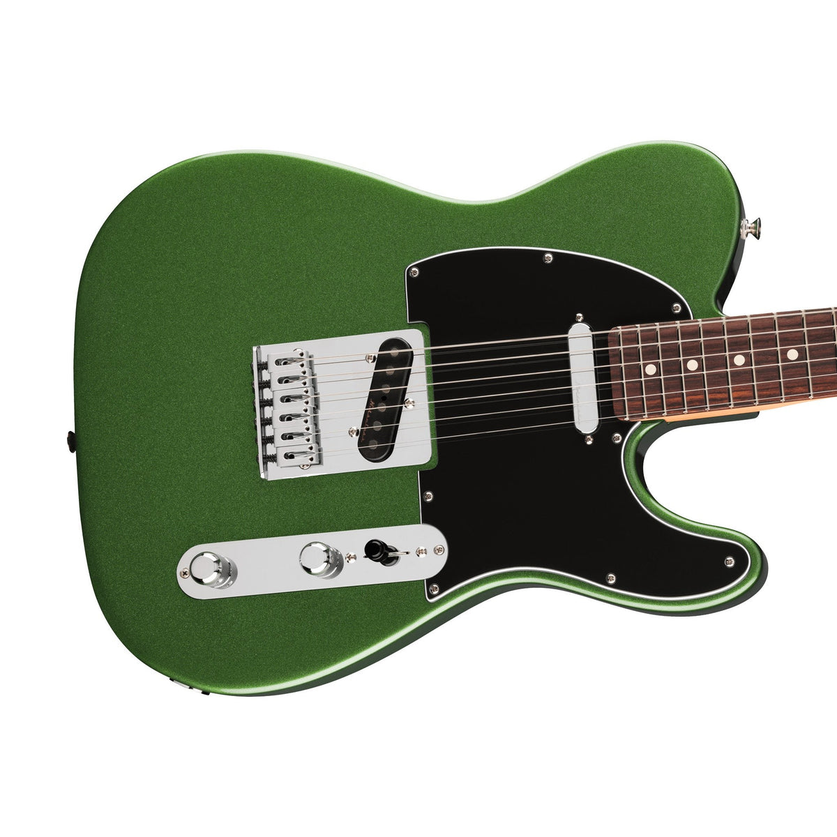 Đàn Guitar Điện Fender Player II Modified Telecaster màu Harvest Green Metallic – góc nghiêng