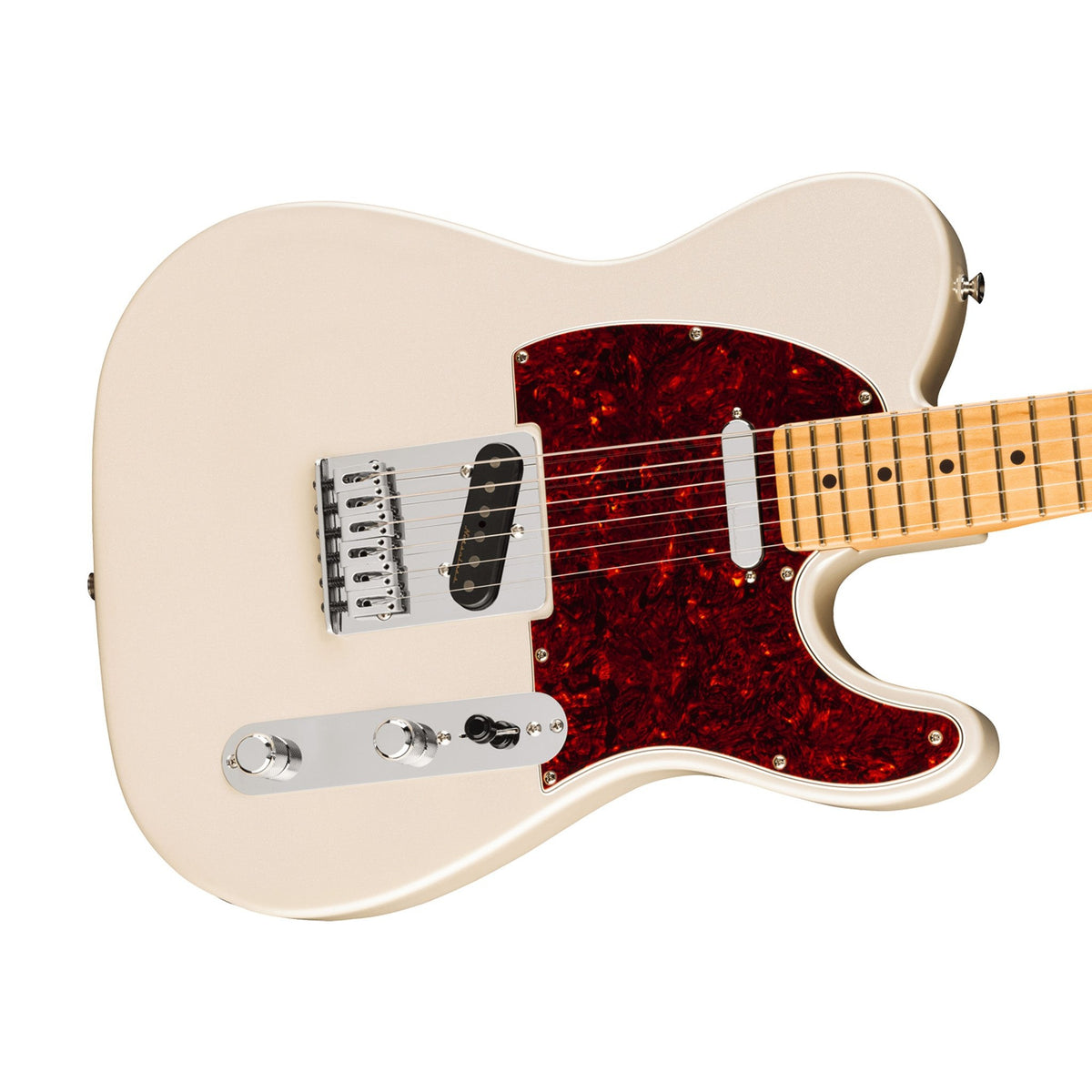 Đàn Guitar Điện Fender Player II Modified Telecaster màu Olympic Pearl – góc nghiêng