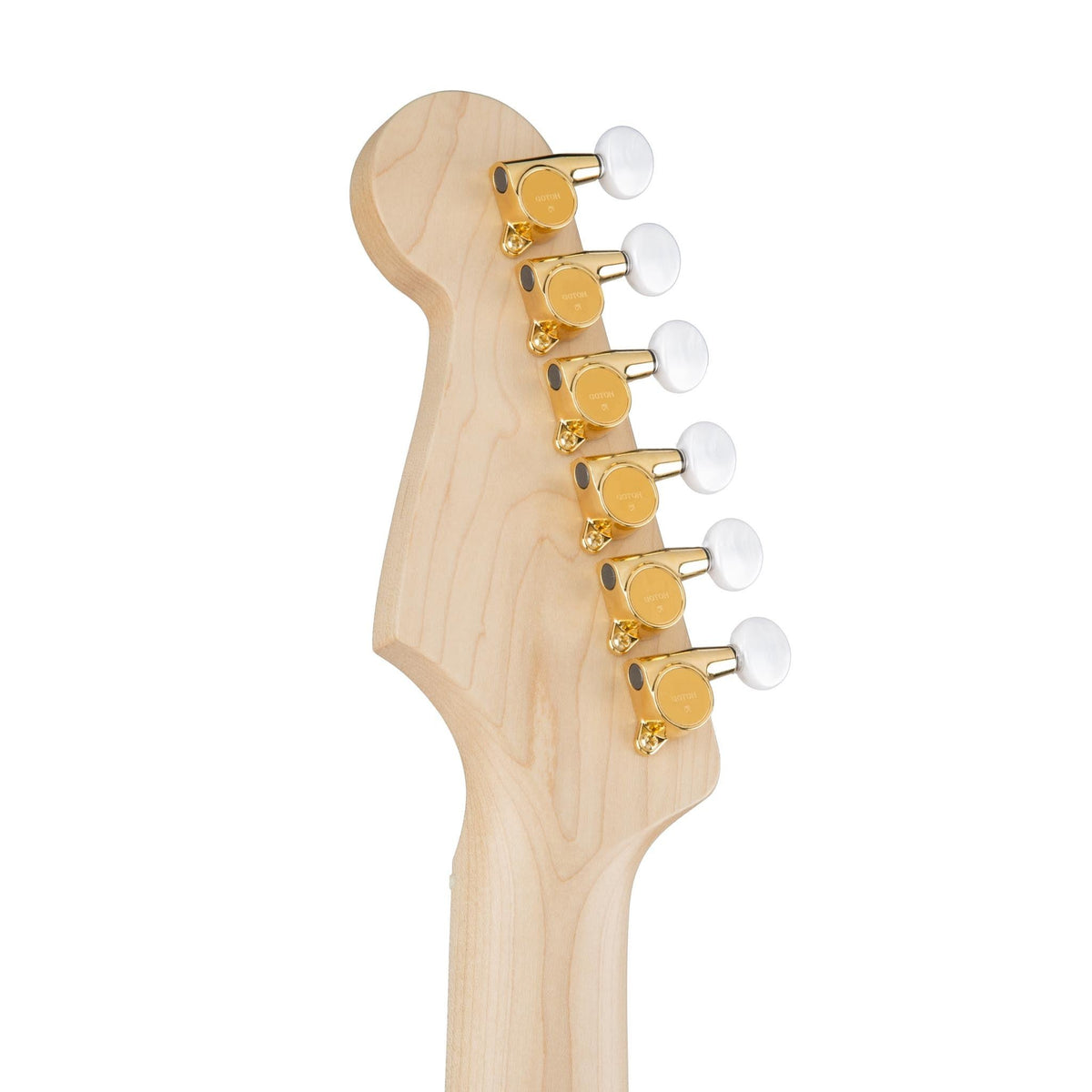 Đàn Guitar Điện Fender Richie Kotzen Stratocaster màu Transparent White Burst – đầu đàn mặt sau