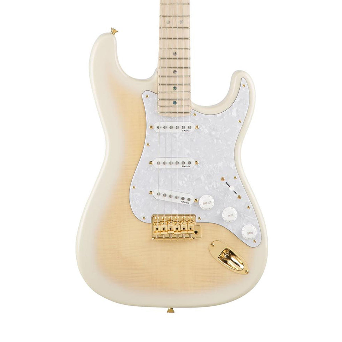 Đàn Guitar Điện Fender Richie Kotzen Stratocaster màu Transparent White Burst – thân đàn mặt trước