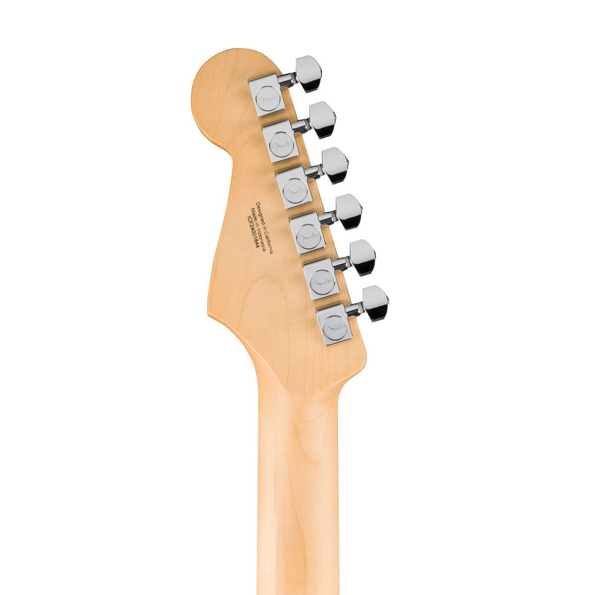 Đàn Guitar Điện Fender Standard Stratocaster HSS màu Black – đầu đàn mặt sau