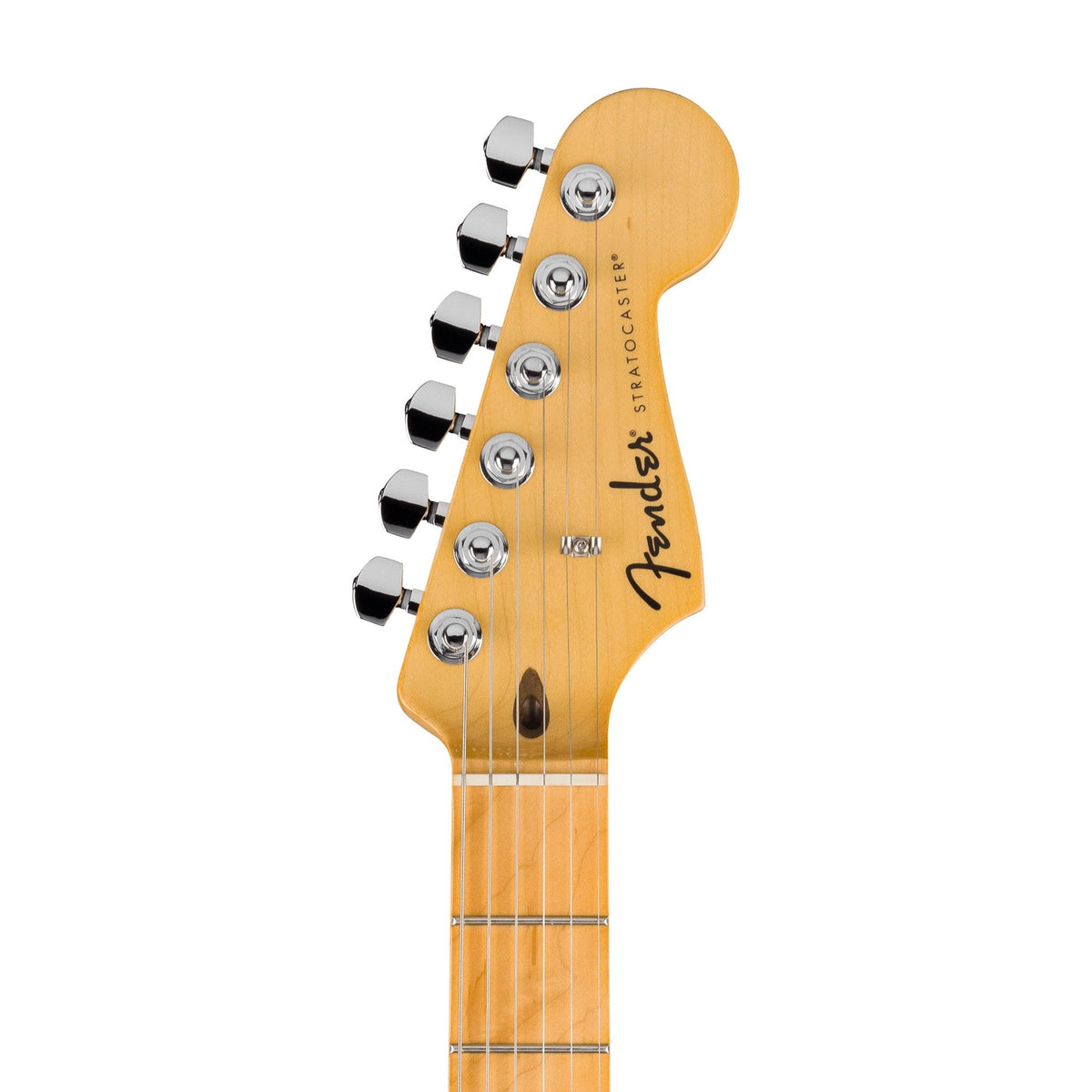 Đàn Guitar Điện Fender Standard Stratocaster màu Candy Cola – đầu đàn mặt trước
