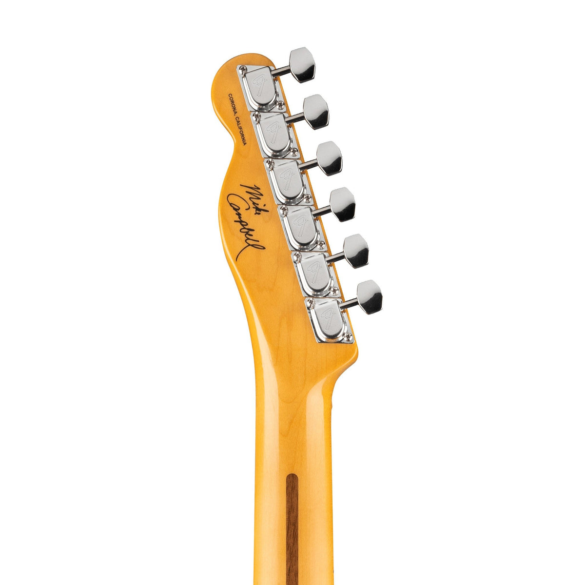 Đàn Guitar Điện Fender Stories Collection Mike Campbell Red Dog Telecaster màu Red Dog Red – đầu đàn mặt sau