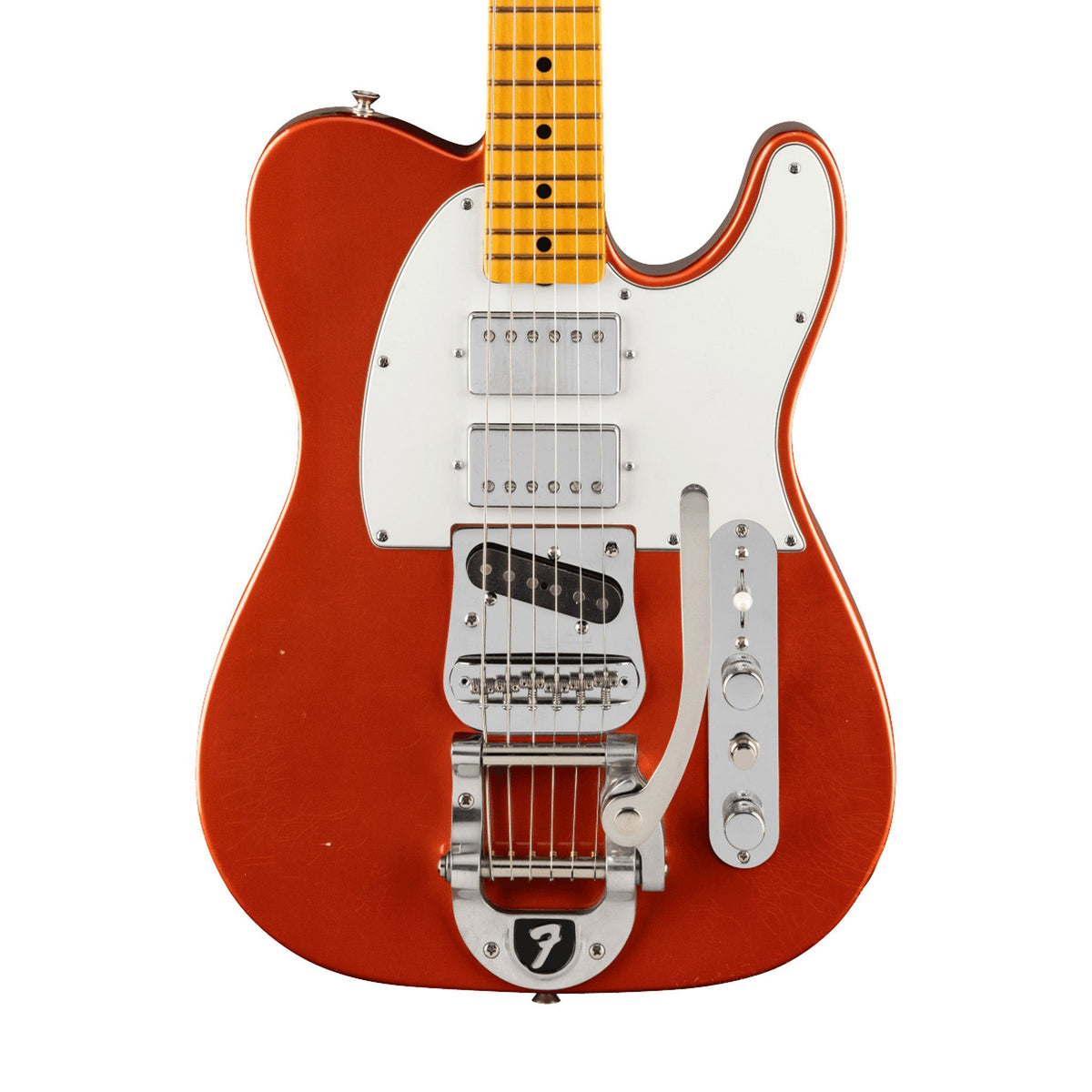Đàn Guitar Điện Fender Stories Collection Mike Campbell Red Dog Telecaster màu Red Dog Red – thân đàn mặt trước