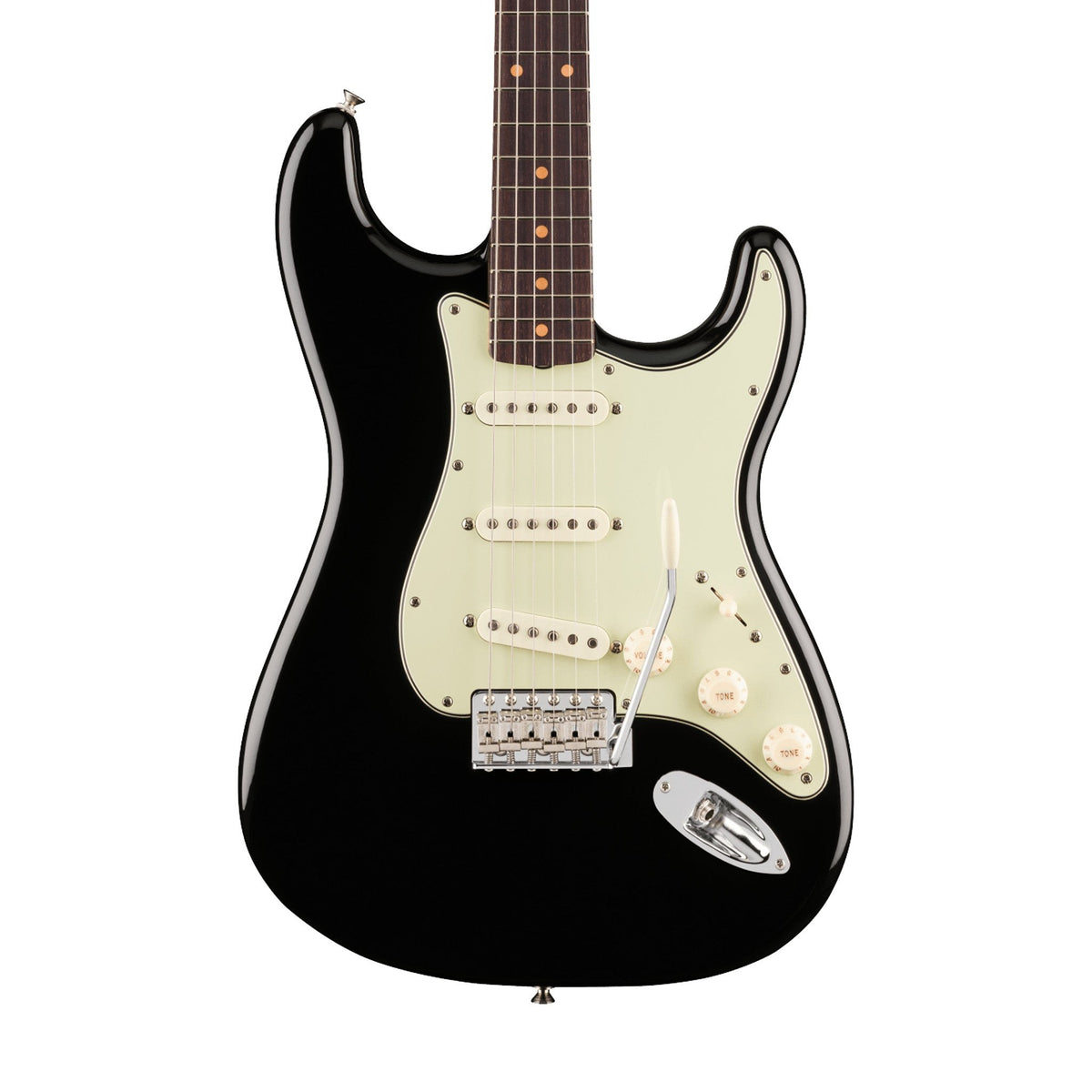 Đàn Guitar Điện Fender Vintera III Early '60s Stratocaster màu Black – thân đàn mặt trước