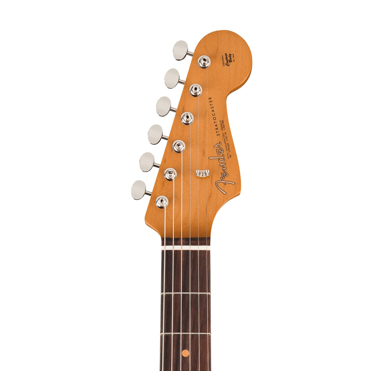 Đàn Guitar Điện Fender Vintera III Early '60s Stratocaster màu Sonic Blue – đầu đàn mặt trước