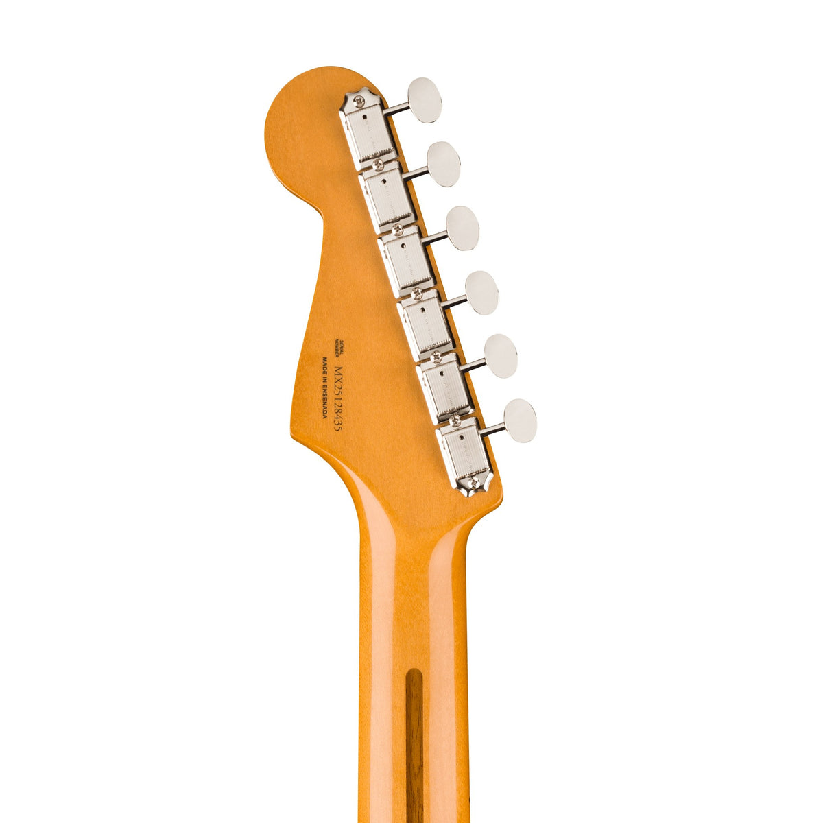 Đàn Guitar Điện Fender Vintera III Late '50s Stratocaster màu Aztec Gold – đầu đàn mặt sau