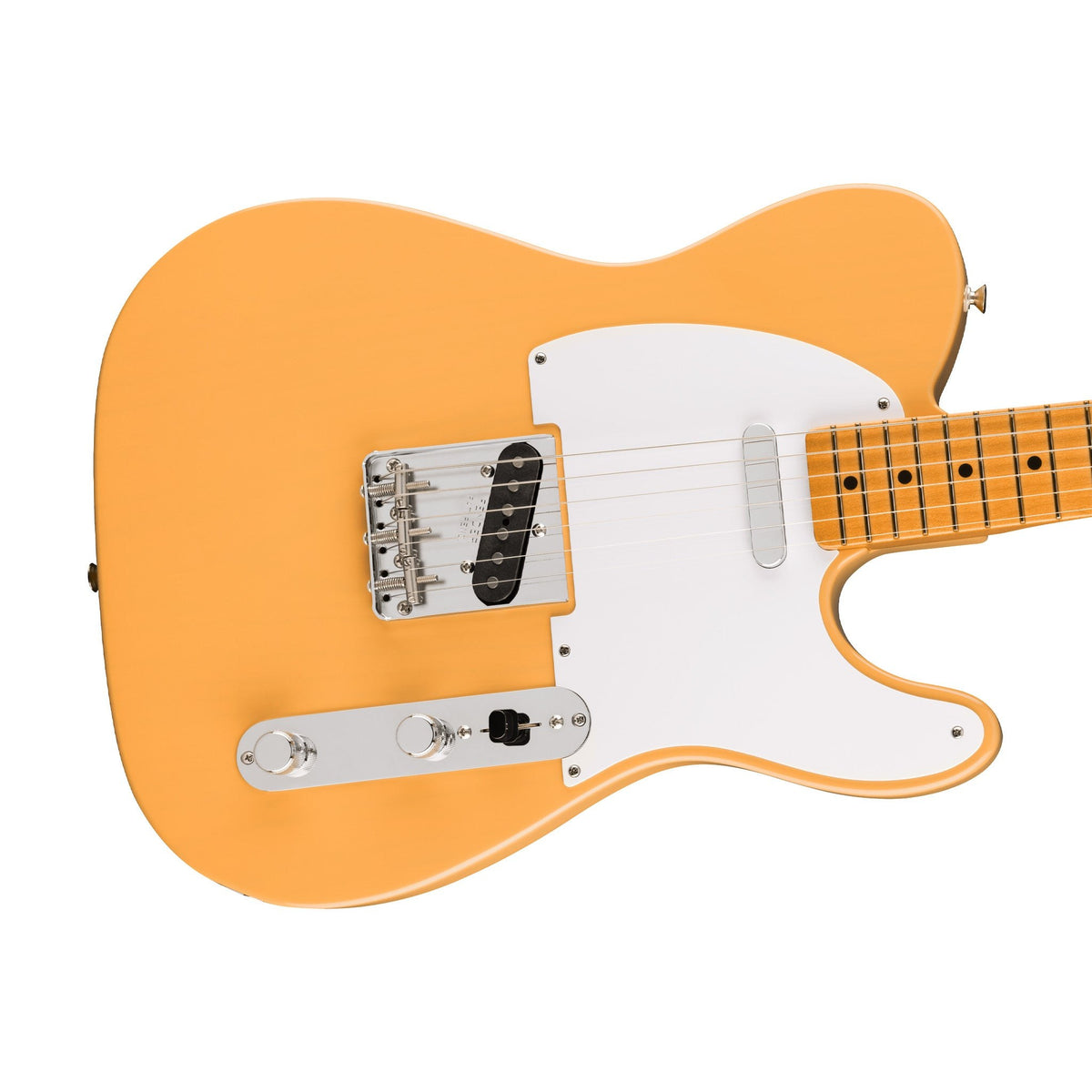 Đàn Guitar Điện Fender Vintera III Late '50s Telecaster màu Butterscotch Blonde – góc nghiêng