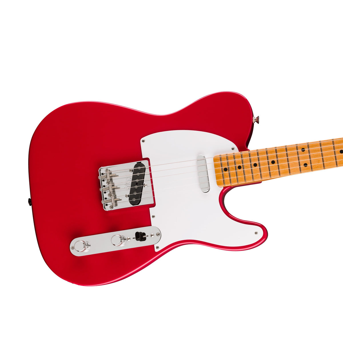 Đàn Guitar Điện Fender Vintera III Late '50s Telecaster màu Dakota Red – góc nghiêng