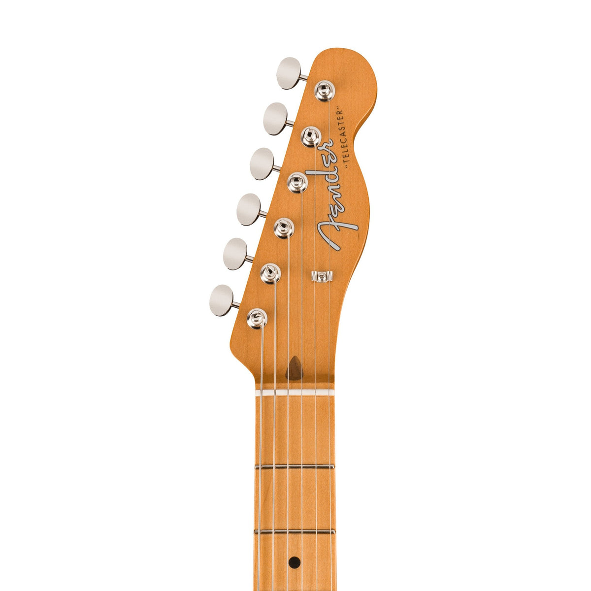 Đàn Guitar Điện Fender Vintera III Late '50s Telecaster màu Sherwood Green Metallic – đầu đàn mặt trước