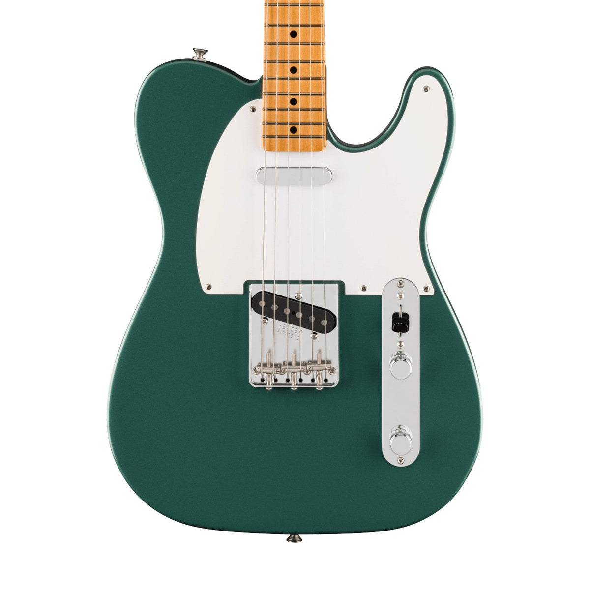 Đàn Guitar Điện Fender Vintera III Late '50s Telecaster màu Sherwood Green Metallic – thân đàn mặt trước