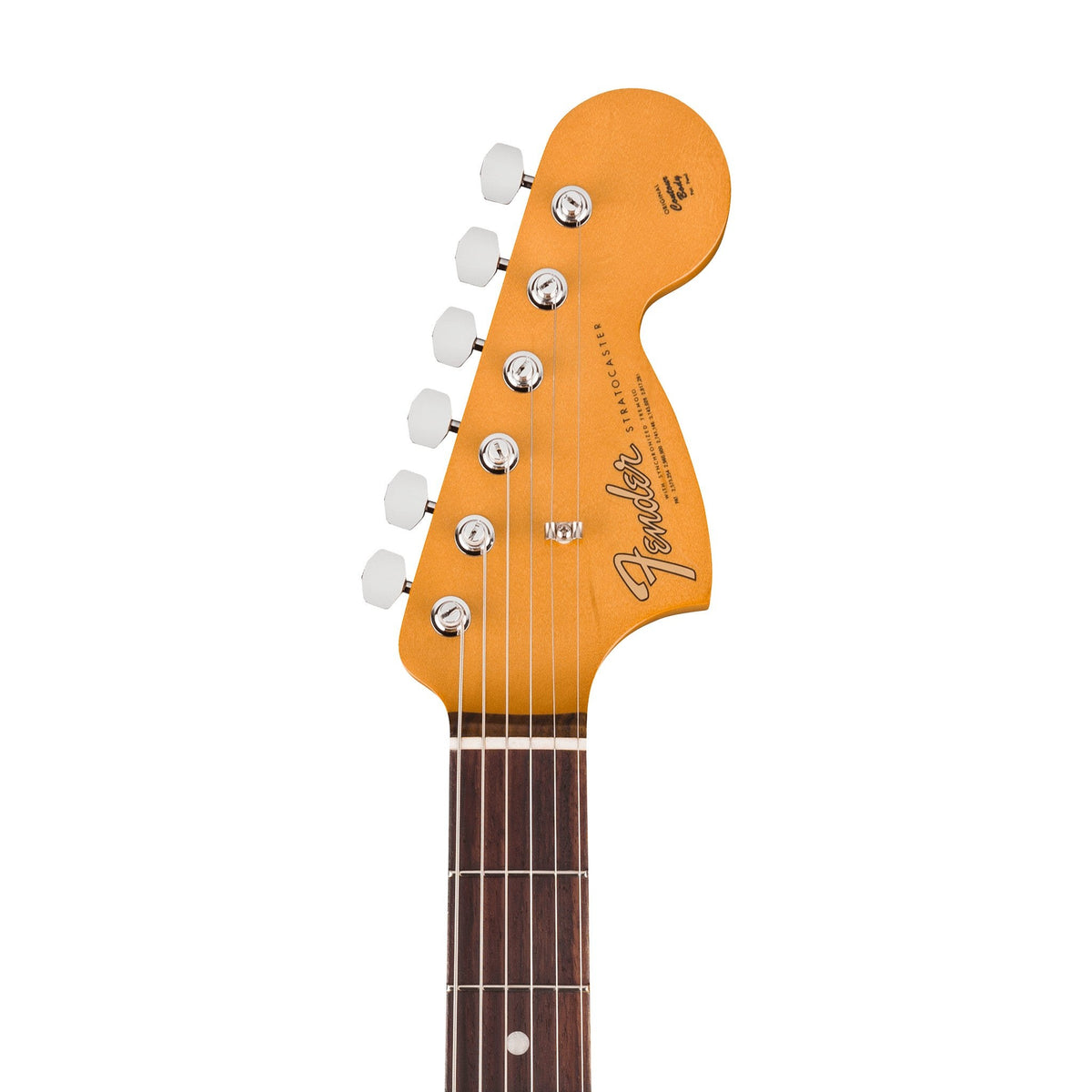 Đàn Guitar Điện Fender Vintera III Late '60s Stratocaster màu Ocean Turquoise – đầu đàn mặt trước
